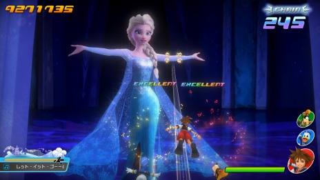 画像ギャラリー No.024のサムネイル画像 / 「KINGDOM HEARTS Melody of Memory」の基本操作や各モードの情報が公開。シオン，ロクサス，アクセルのパーティーが登場