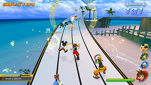 画像ギャラリー No.001のサムネイル画像 / 「KINGDOM HEARTS Melody of Memory」,FIELD BATTLEに4人目のパーティメンバーとして王様(King Mickey)が登場