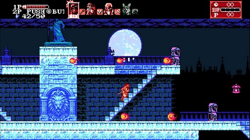 画像ギャラリー No.003のサムネイル画像 / 「Bloodstained: Curse of the Moon 2」アルファ版のインプレッション。正統派ACTの骨太なプレイ感と，個性豊かな仲間との役割分担が楽しい