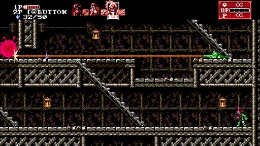 画像ギャラリー No.014のサムネイル画像 / 「Bloodstained: Curse of the Moon 2」アルファ版のインプレッション。正統派ACTの骨太なプレイ感と，個性豊かな仲間との役割分担が楽しい