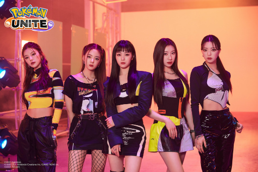 画像ギャラリー No.001のサムネイル画像 / 「Pokémon UNITE」，5人組ガールズグループ“ITZY”とのタイアップ開始を発表