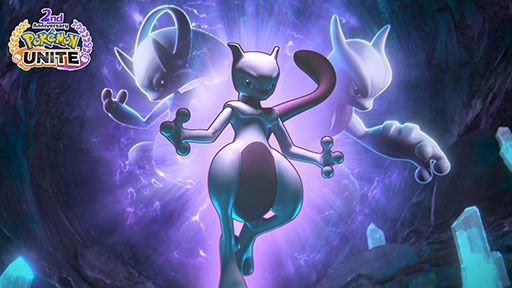 画像ギャラリー No.002のサムネイル画像 / 「Pokémon UNITE」にミュウツー参戦。仲間と協力してクリアに挑む新モード「防衛！パニックパレード」も実装