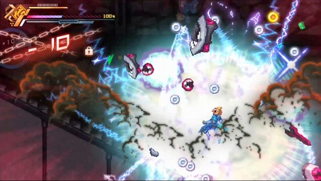 画像ギャラリー No.010のサムネイル画像 / 「蒼き雷霆 ガンヴォルト 鎖環（ギブス）」がSwitch向けに7月28日発売。新ヒロイン“きりん”が登場するシリーズ最新作
