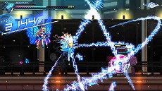 画像ギャラリー No.004のサムネイル画像 / 「蒼き雷霆 ガンヴォルト 鎖環」，MV“軌跡（マーカー）”を公開。ビル群を駆け抜けるミッションや，ボス「B.B.」の情報も明らかに