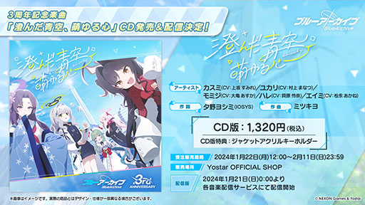 画像ギャラリー No.027のサムネイル画像 / TVアニメ版「ブルーアーカイブ」，2024年4月よりテレ東系列，BS11ほかにて放送開始。ノノミやムツキら登場キャラの設定画もお披露目
