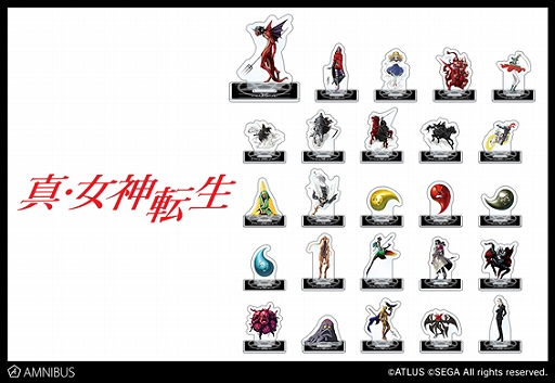 画像ギャラリー No.003のサムネイル画像 / 「真・女神転生」シリーズの複製原画やリバーシブルスカジャン,トレーディングアクリルミニフィギュアの受注が開始
