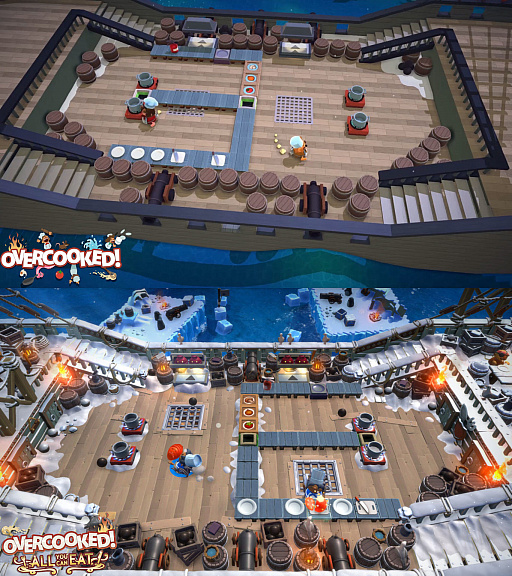 画像ギャラリー No.003のサムネイル画像 / 料理アクション「OVERCOOKED! 王国のフルコース」,PS5向けパッケージ版が2020年ホリデーシーズンに発売。シリーズ2作とすべてのDLCを収録