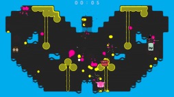 画像ギャラリー No.005のサムネイル画像 / 「スピットリング バブルでパーティー」がPS4向けに5月18日リリース。四角い生物を操ってバブルを消すアクションゲーム