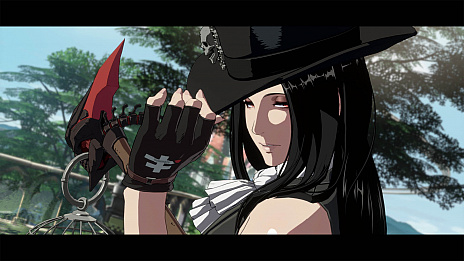 画像ギャラリー No.002のサムネイル画像 / 「GUILTY GEAR ‐STRIVE‐」,新規プレイアブルキャラクター“テスタメント”参戦。鎌によるリーチの長い攻撃と使い魔による遠距離攻撃が得意技