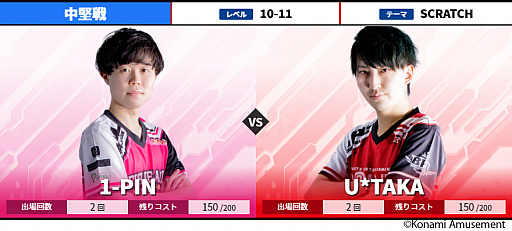 画像ギャラリー No.010のサムネイル画像 / 「BEMANI PRO LEAGUE」,ファーストステージ第3,第4試合のページが公開