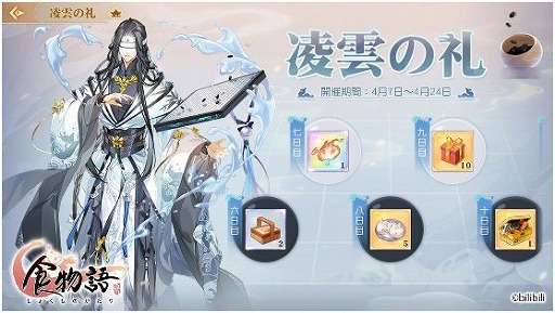画像ギャラリー No.002のサムネイル画像 / 「食物語」,大型イベント“対奕山河”が開催中。イベント中はログインボーナスも