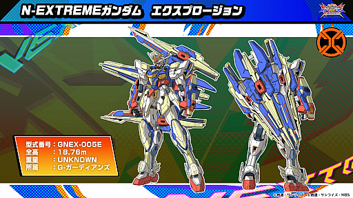 画像ギャラリー No.002のサムネイル画像 / 「機動戦士ガンダム EXVS2XB」の新展開“Project N-EXTREME”の新情報公開。キービジュアルと，参戦モビルスーツ＆キャラクターが明らかに