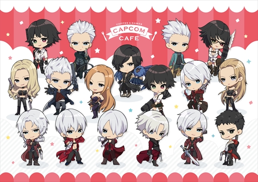 画像ギャラリー No.001のサムネイル画像 / カプコンカフェ「デビル メイ クライ」シリーズ20周年記念コラボ試食レポート。歴代キャラクターたちがデフォルメされてグッズに!