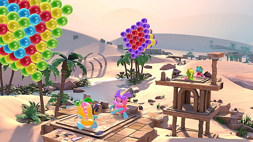 画像ギャラリー No.005のサムネイル画像 / 「パズルボブルVR バケーション・オデッセイ」の最新情報とPVが公開。全100ステージに挑むストーリーモードのほかオンライン対戦もサポート
