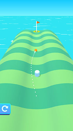 画像ギャラリー No.002のサムネイル画像 / 目指すはホールインワン。「Perfect Golf!」を紹介する「（ほぼ）日刊スマホゲーム通信」第2425回