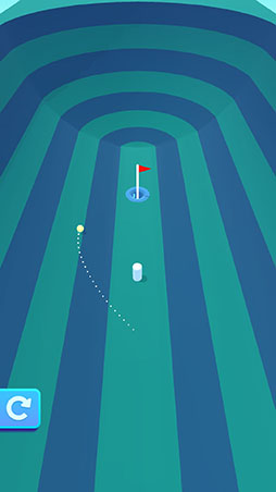 画像ギャラリー No.005のサムネイル画像 / 目指すはホールインワン。「Perfect Golf!」を紹介する「（ほぼ）日刊スマホゲーム通信」第2425回