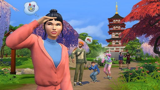 画像ギャラリー No.003のサムネイル画像 / “日本”要素満載の，「The Sims 4」最新拡張「Snowy Escape」が11月13日にリリース。雪山での遊びや温泉，和風の住まい作りを楽しめる