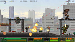 画像ギャラリー No.017のサムネイル画像 / 「MECHBLAZE」が11月7日に配信。近代兵器とスーパーメカが入り乱れて戦う横スクロールアクション