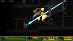 画像ギャラリー No.019のサムネイル画像 / 「MECHBLAZE」が11月7日に配信。近代兵器とスーパーメカが入り乱れて戦う横スクロールアクション