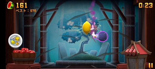 画像ギャラリー No.006のサムネイル画像 / フルーツをすばやく斬るスマホ向けアクションゲーム「Fruit Ninja 2」を紹介する「（ほぼ）日刊スマホゲーム通信」第2455回