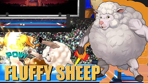画像ギャラリー No.002のサムネイル画像 / 乱闘アクション「Fight of Animals: Arena」,毛の下はムキムキの新ファイター“ふわふわ羊”が参戦。体験版の配信もスタート
