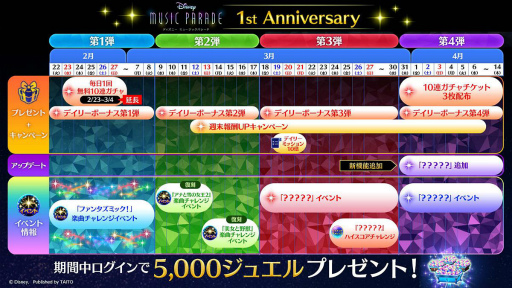 画像ギャラリー No.002のサムネイル画像 / 「ディズニー ミュージックパレード」に楽曲“ファンタズミック!”が登場