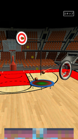 画像ギャラリー No.004のサムネイル画像 / ボールを弾いてゴールへ。スマホ向けアクション「Slingshot Basketball!」を紹介する「（ほぼ）日刊スマホゲーム通信」第2497回