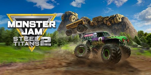 画像ギャラリー No.001のサムネイル画像 / PS4/Switch版「Monster Jam Steel Titans 2」が本日リリース。5トン級の巨大トラックが空を舞うスタントアクションを最大6人で楽しめる