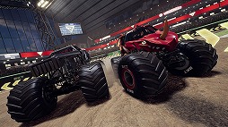 画像ギャラリー No.013のサムネイル画像 / PS4/Switch版「Monster Jam Steel Titans 2」が本日リリース。5トン級の巨大トラックが空を舞うスタントアクションを最大6人で楽しめる
