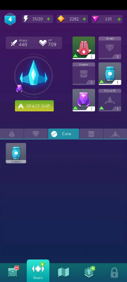 画像ギャラリー No.009のサムネイル画像 / 宇宙で縦シュー×育成。Android向けシューティング「Shootero 宇宙射撃攻撃」を紹介する「（ほぼ）日刊スマホゲーム通信」第2503回