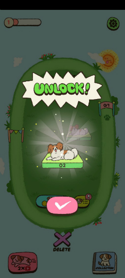 画像ギャラリー No.004のサムネイル画像 / 犬を合成してコレクション。スマホ向け放置ゲーム「犬かわいい」を紹介する「(ほぼ)日刊スマホゲーム通信」第2504回