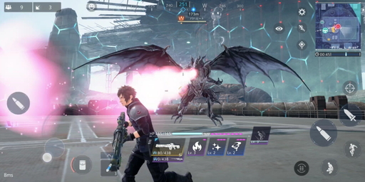 画像ギャラリー No.026のサムネイル画像 / 「FFVII THE FIRST SOLDIER」シーズン2を先行プレイ。バハムートの出現に新スタイルのドラグーンなど，バトル環境も変化
