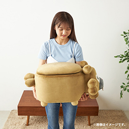 画像ギャラリー No.007のサムネイル画像 / ビッパのスツール,ポケモンセンターオンラインで受注開始。しっぽの形が異なるオスのすがた / メスのすがたの2種類