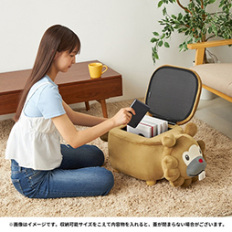 画像ギャラリー No.009のサムネイル画像 / ビッパのスツール,ポケモンセンターオンラインで受注開始。しっぽの形が異なるオスのすがた / メスのすがたの2種類