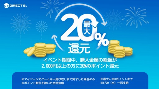 画像ギャラリー No.005のサムネイル画像 / H2 INTERACTIVE，「DIRECT GAMES」の1周年を記念したキャンペーンを開始