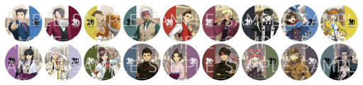 画像ギャラリー No.006のサムネイル画像 / 「逆転裁判」シリーズ20周年を記念したコラボカフェで新規描き起こしグッズが発売決定