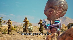 画像ギャラリー No.006のサムネイル画像 / Switch版「デストロイ オール ヒューマンズ！」のトレイラー第4弾“侵略前夜編”が公開。クリプトが地球に降り立つまでのストーリーを確認できる