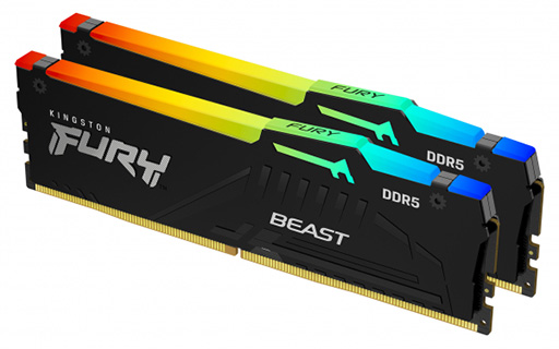 画像ギャラリー No.001のサムネイル画像 / Kingston,ゲーマー向けの光るDDR5メモリモジュールを発表