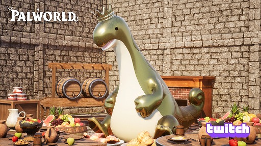 画像ギャラリー No.004のサムネイル画像 / 「Palworld / パルワールド」がTwitch Summer Drops Fesに参加。ゴールデンペコドンやサマースタイルオコチョなどの限定スキンが登場
