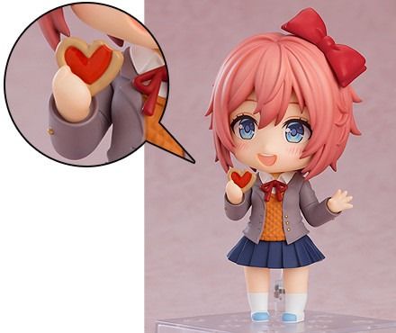 画像ギャラリー No.006のサムネイル画像 / バグ顔も付属。「ドキドキ文芸部!」,デフォルメフィギュア「ねんどろいど サヨリ」を2024年5月に発売