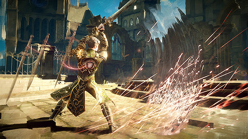 画像ギャラリー No.002のサムネイル画像 / 「BABYLON'S FALL」のPlayStation向け先行体験版が本日登場。オンラインマルチプレイ，製品版へのデータ引き継ぎにも対応