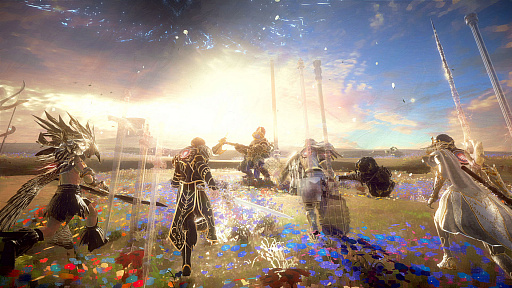 画像ギャラリー No.013のサムネイル画像 / 「BABYLON'S FALL」が本日発売に。超人戦士たちが最大4人でパーティを編成し，巨大な塔バビロンの攻略に挑むオンライン専用アクションRPG