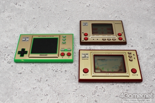 画像ギャラリー No.013のサムネイル画像 / 「ゲーム&ウオッチ ゼルダの伝説」を“1989年のGame & Watch ZELDA”とともに遊ぶ。新世代G&Wは,時計としての使いやすさにも満足
