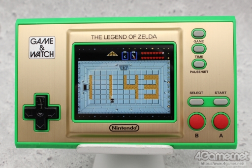 画像ギャラリー No.017のサムネイル画像 / 「ゲーム&ウオッチ ゼルダの伝説」を“1989年のGame & Watch ZELDA”とともに遊ぶ。新世代G&Wは,時計としての使いやすさにも満足
