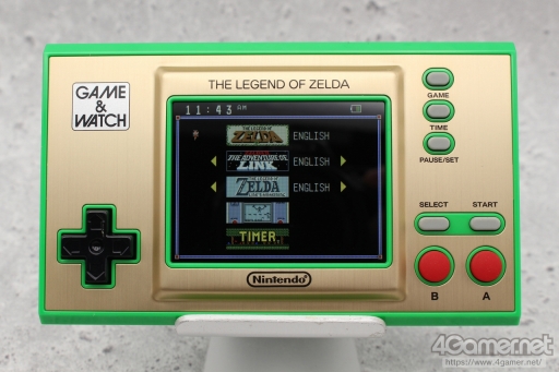 画像ギャラリー No.021のサムネイル画像 / 「ゲーム&ウオッチ ゼルダの伝説」を“1989年のGame & Watch ZELDA”とともに遊ぶ。新世代G&Wは,時計としての使いやすさにも満足