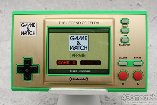 画像ギャラリー No.041のサムネイル画像 / 「ゲーム&ウオッチ ゼルダの伝説」を“1989年のGame & Watch ZELDA”とともに遊ぶ。新世代G&Wは,時計としての使いやすさにも満足