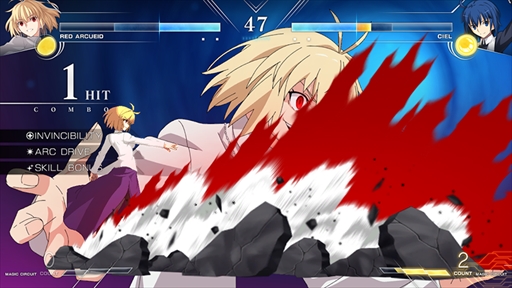 画像ギャラリー No.058のサムネイル画像 / 「MELTY BLOOD: TYPE LUMINA」にFateシリーズからセイバーが参戦。リーチとスピードを生かした真っ向勝負を得意とするキャラクター