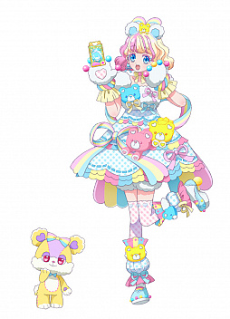 画像ギャラリー No.003のサムネイル画像 / プリティーシリーズ10周年記念の新アニメ「ワッチャプリマジ！」の新ビジュアルと新キャラクター第2弾が発表