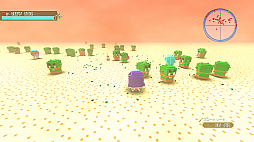 画像ギャラリー No.004のサムネイル画像 / 「転生したらカクカクなんですけど!?」がSteamで本日配信。ボクセルアートな世界で魔物と戦うFPS