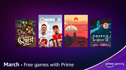 画像ギャラリー No.002のサムネイル画像 / Prime Gaming,次の無料ゲームは「Surviving Mars」「The Stillness of the Wind」などの7作品。3月提供コンテンツの情報が公開に